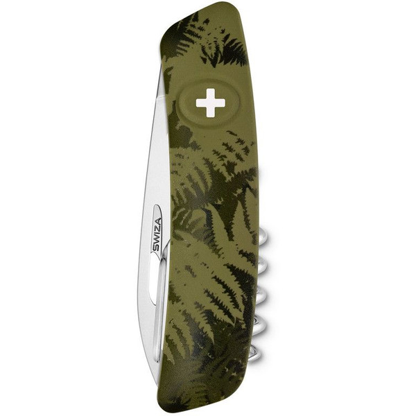 SWIZA Cutite Cutit armata elvetiana, C01 SILVA Camo Fern, culoare kaki