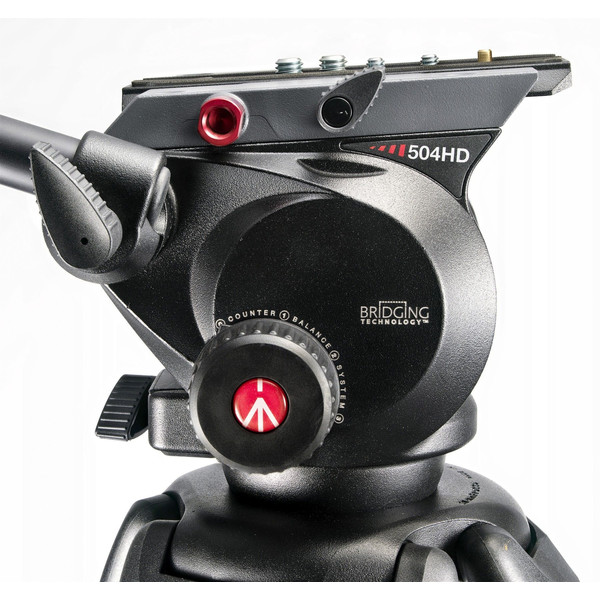 Manfrotto Trepied 504HD, 535K cu cap video si nivela