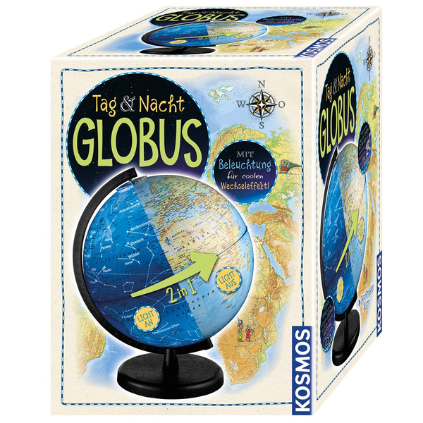 Kosmos Verlag Tag und Nacht Globus 26cm