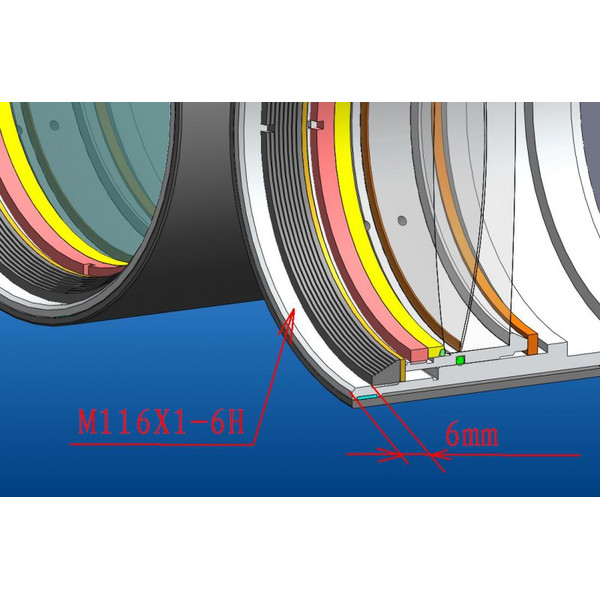APM Binoclu 100mm Semi-Apo 90° 1,25"