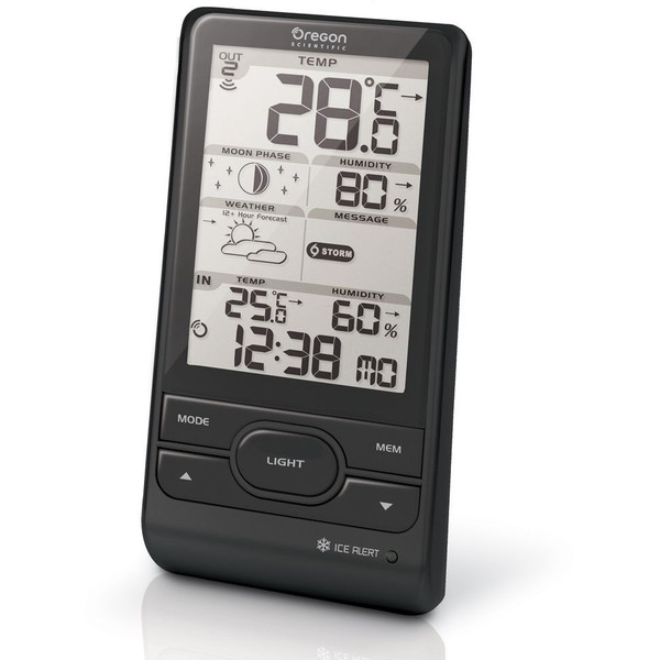 Oregon Scientific Statie meteo BAR 208HG negru