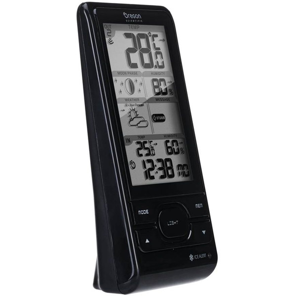 Oregon Scientific Statie meteo BAR 208HG negru