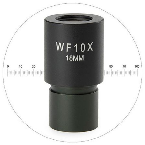 Euromex Ocular cu micrometru WF 10x/18 mm, MB.6010-M (MicroBlue)