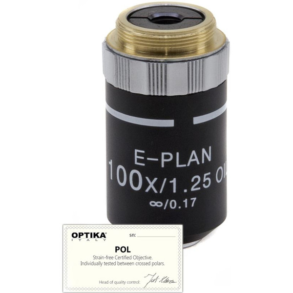Optika obiectiv M-148P, 100x/1.25 (OIL/WATER), infinity, plan, POL, ( B-383POL)