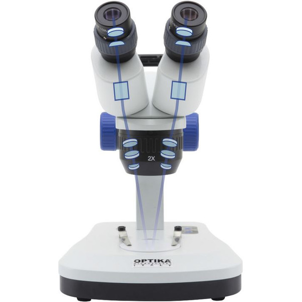 Optika Microscopul stereoscopic SFX-33, bino, 20x, 40x, Stand fix