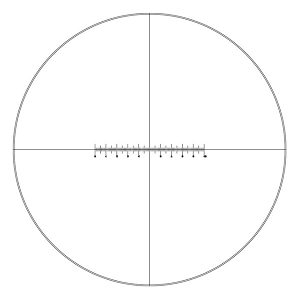 Motic Ocular micrometru WF10X / 23mm, Determinarea proporției (SMZ-171)