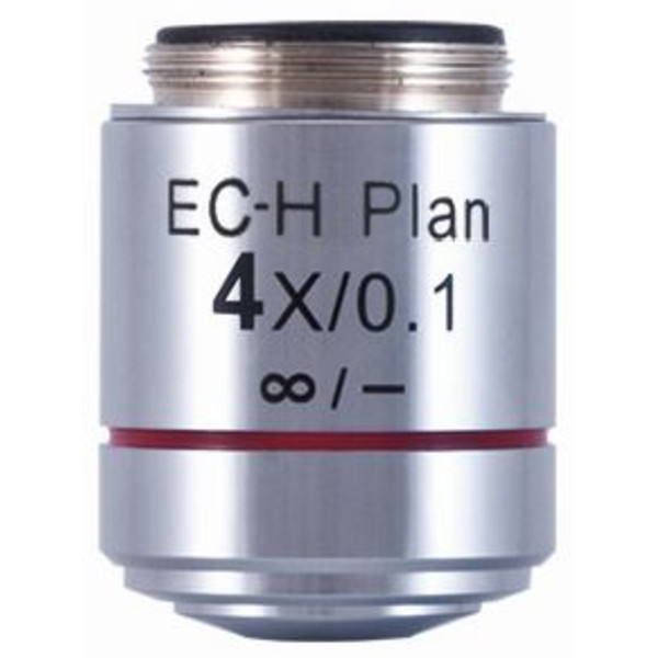 Motic obiectiv EC-H PL, CCIS, plan, achro, 4x/0.1,  w.d. 15.9mm (BA-410 Elite)