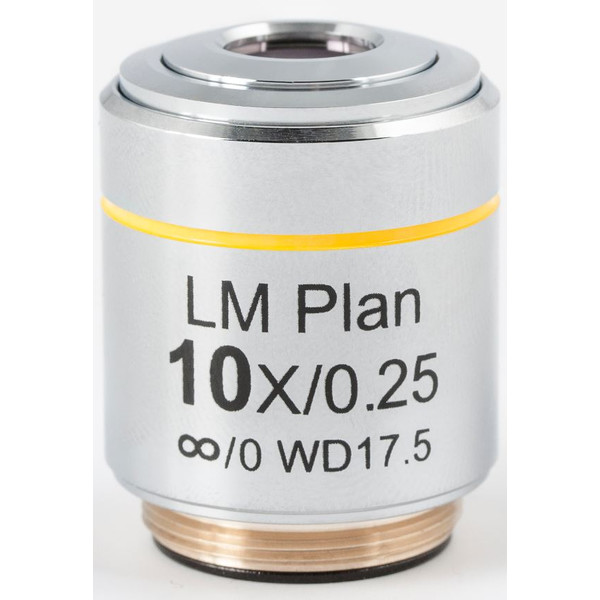 Motic obiectiv LM PL, CCIS, LM, plan, achro, 10X/0.3, w.d.17.5mm (AE2000 MET)