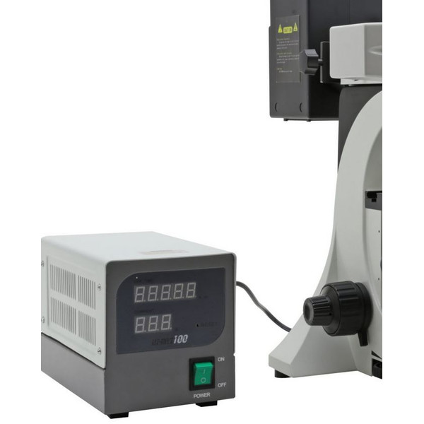Optika Microscop Mikroskop B-510FL, trino, FL-HBO, B&G Filter, W-PLAN, IOS, 40x-400x