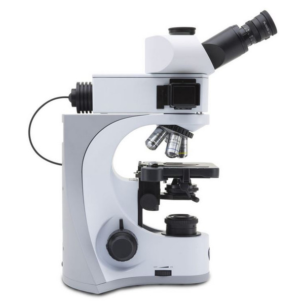 Optika Microscop B-510LD1, fluorescență, trino, 1000x, IOS, albastru