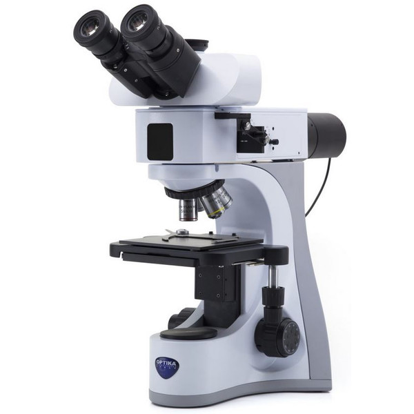 Optika Microscop B-510MET, metallurgic, incident, trino, IOS W-PLAN MET, 50x-500x, EU