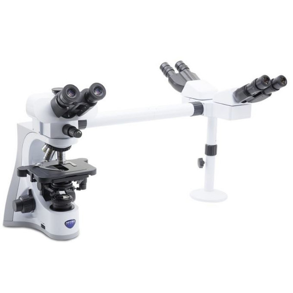 Optika Microscop B-510-3, discussion, trino, 3-head, IOS W-PLAN, 40x-1000x, EU