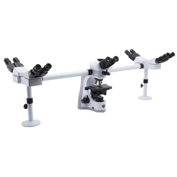 Optika Microscop B-510-5, discussion, trino, 5-head, IOS W-PLAN, 40x-1000x, EU