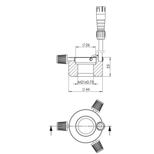 StarLight Opto-Electronics RL1-40 R, roșu (620 nm), Ø 26mm