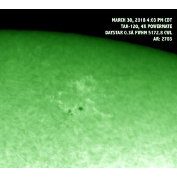 DayStar Filtru solar QUARK Linia Magneziu I (b2)