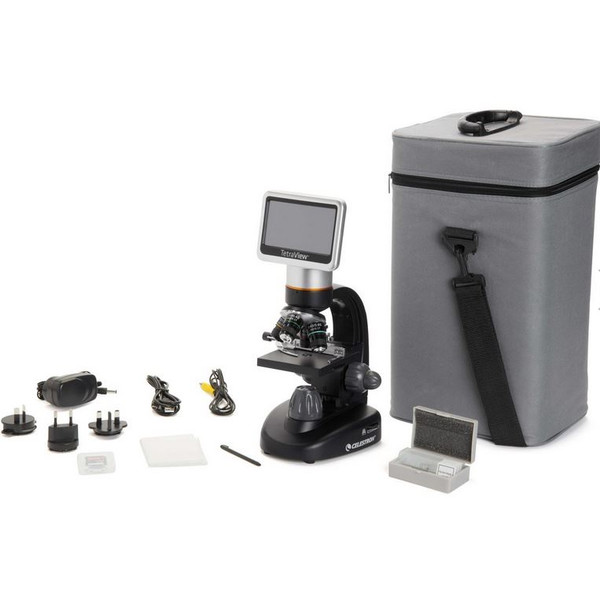 Celestron Microscop TetraView, Touch Screen, 40-400x