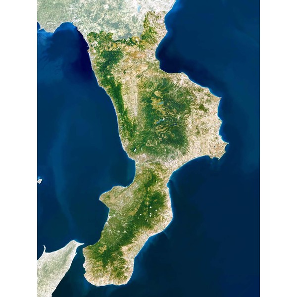 Planet Observer Harta regionala regiunea Calabria
