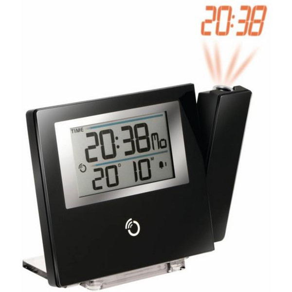 Oregon Scientific Ceas Ultra slim projection Clock black with red time display