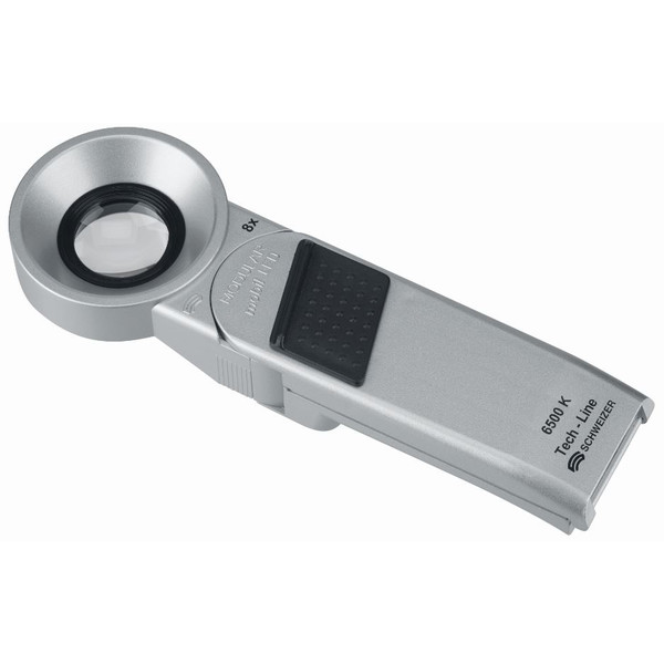 Schweizer Lupa Tech-Line Modular 8x/Ø30mm, aplanatică, 6500 K