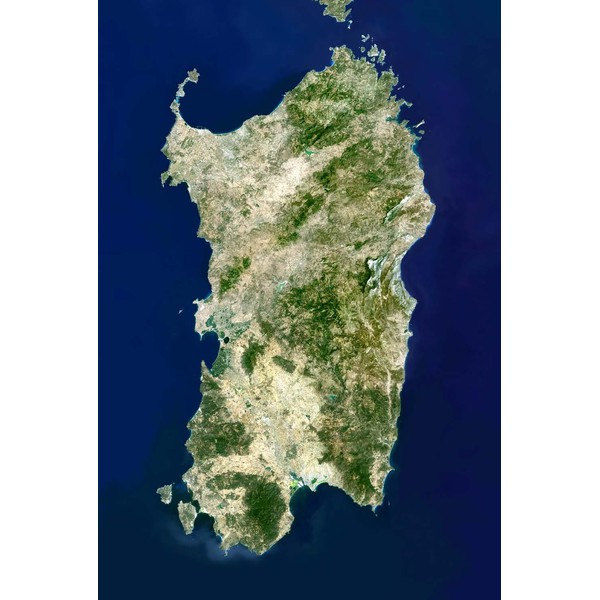 Planet Observer Harta regionala regiunea Sardegna