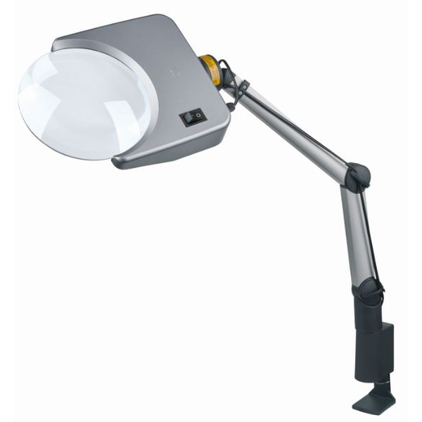 Schweizer Lampă lupa Tech-Line LED Bifo 6500K, 1,75x/4X Ø202/40mm, bifocală, Plan-convex