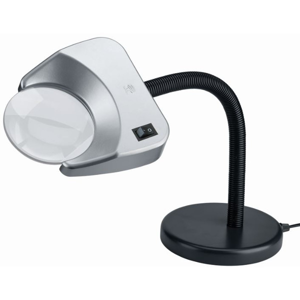 Schweizer Lupa Lampă de mărire Tech-Line LED TABLE BASE 6500K, 2x/Ø120mm, biconvex, bază de masă