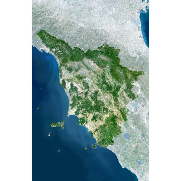 Planet Observer Harta regionala regiunea Toscana