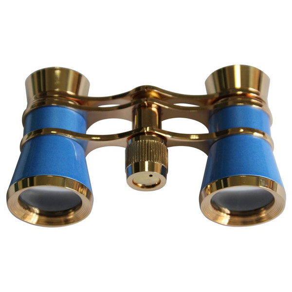 Levenhuk Binoclu de opera Broadway 3x25 blue with chain and LED light