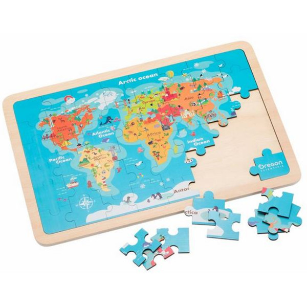 Oregon Scientific Harti ale lumii Magic Puzzle cu realitate augmentată