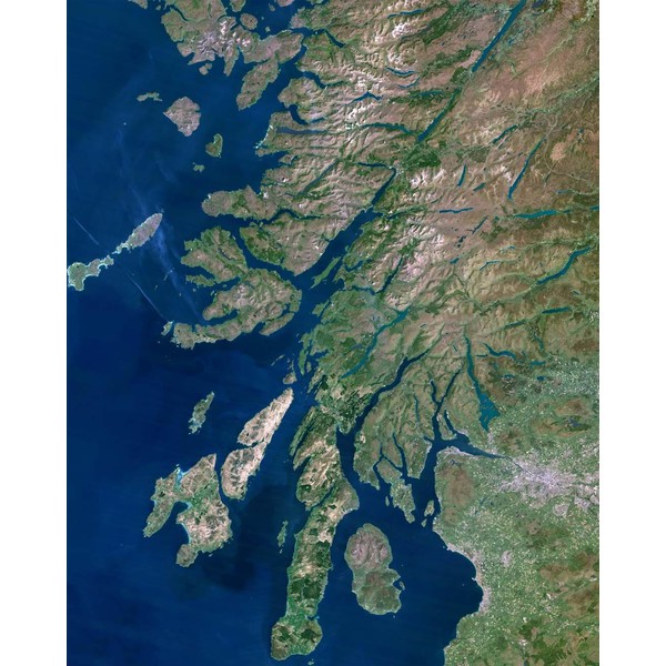 Planet Observer Harta regionala regiunea Oban & West Coast