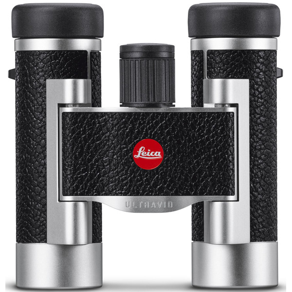 Leica Binoclu Ultravid 8x20 acoperit cu piele, argintiu