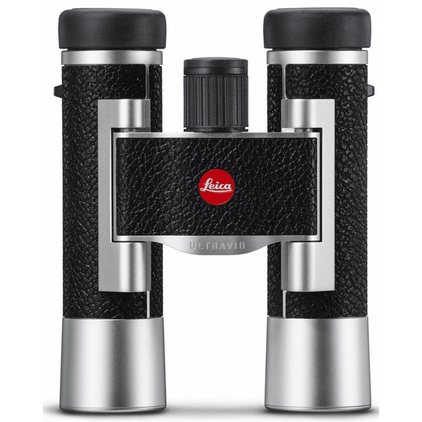 Leica Binoclu Ultravid 10x25 leather, silver