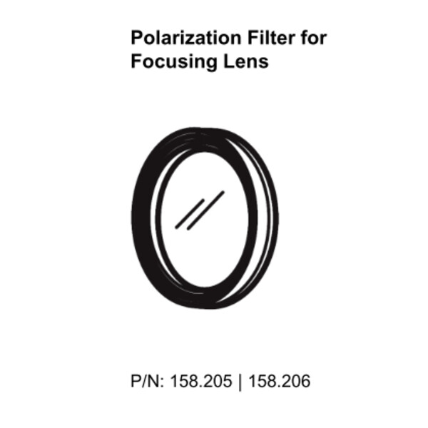 SCHOTT Filtru polarizator pentru accesoriu de focalizare, rotativ Ø <= 9 mm