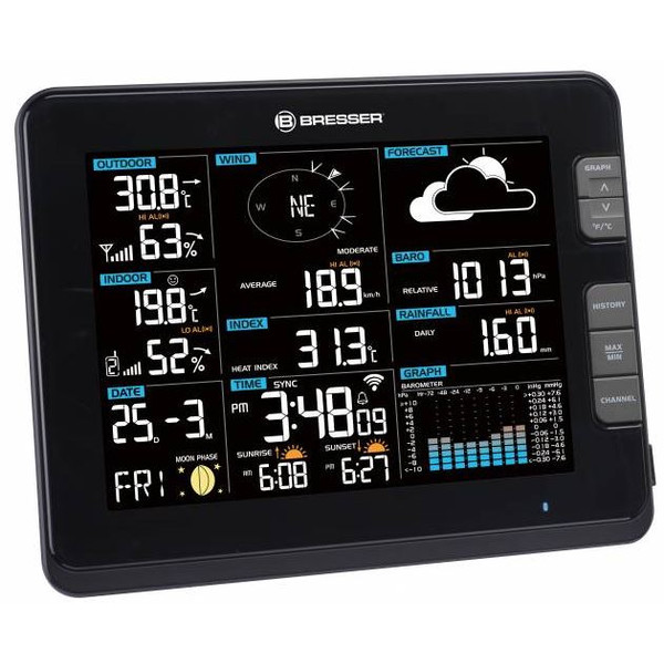 Bresser Statie meteo Profi W-Lan Center 6in1