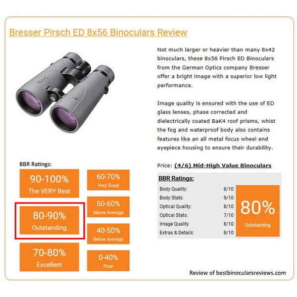 Bresser Binoclu 8x56 Pirsch ED