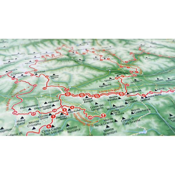 Marmota Maps Harta alpină 1001 munți și 20 de trasee