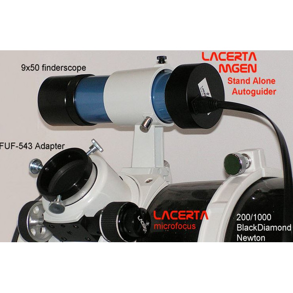 Lacerta Camera Stand Alone Autoguider MGEN Version 2 mit 50mm Sucherfernrohr