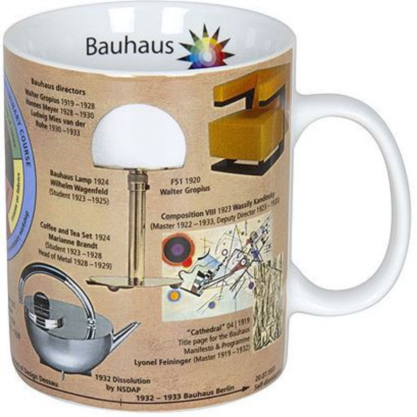 Könitz Cească Mugs of Knowledge Bauhaus (English)