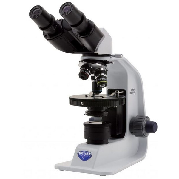Optika Microscop B-150P-BRPL, bino, pol, plat, baterie, 400x