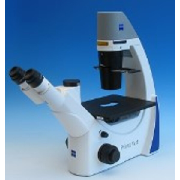 ZEISS Microscop inversat Primovert trino Ph0, Ph1,Ph2, 40x, 100x, 200x, 400x Kond 0.4