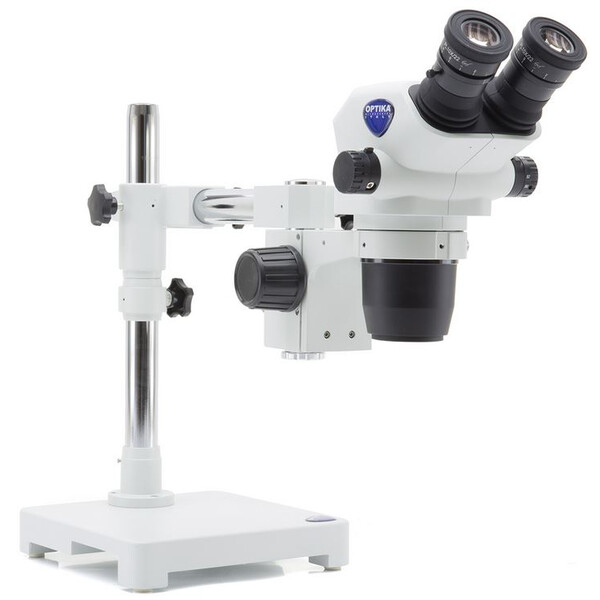 Optika microscopul stereoscopic zoom SZO-7 bino, 6,7-45x, în plan suspendat, AM Arms, fără Iluminare