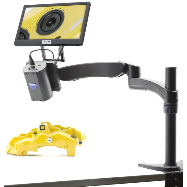 Optika Microscop IS-03, zoom opt. 1x-14x, cameră de 2MP, ecran de 11,5 inchi