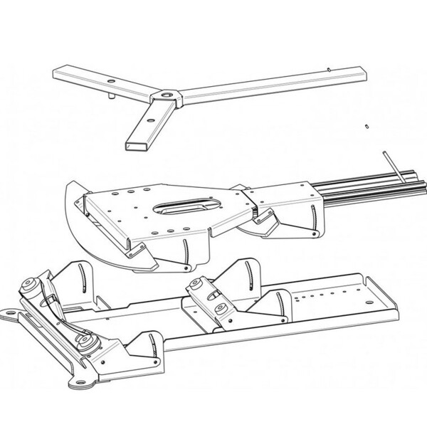 Geoptik Suport polar Eartha Dobson Platform with variable Latitude