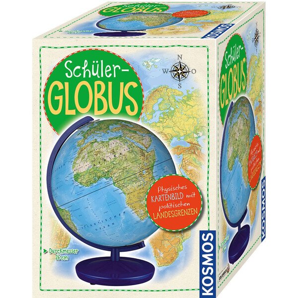 Kosmos Verlag Schülerglobus physisch 26cm