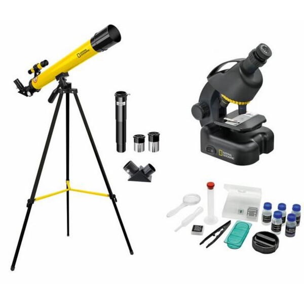 National Geographic Set telescop și Microscop pentru Avansați