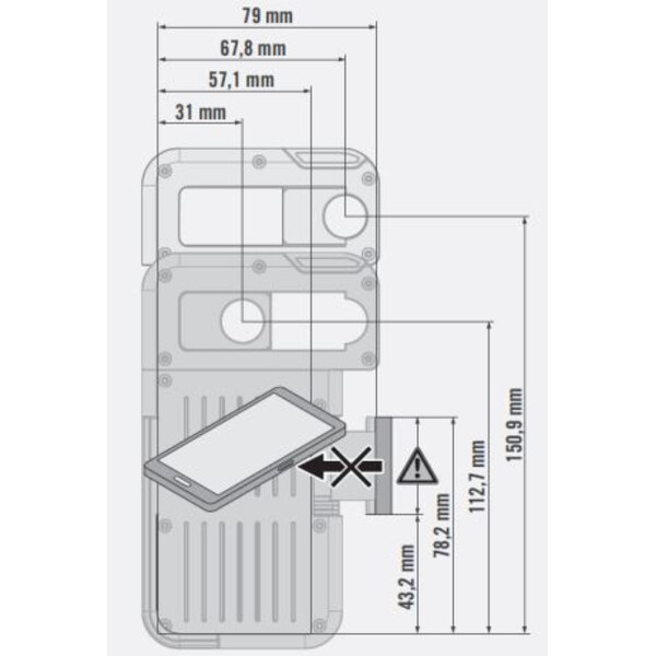 Swarovski Set VPA-Adaptor with AR-S adaptor ring for ATS/STS, ATM/STM, STR