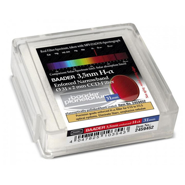 Baader Filtre Filtru CCD Ultra-Narrowband 3,5nm H-alpha 31mm