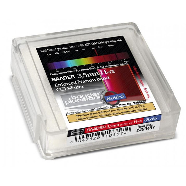 Baader Filtre Filtru CCD Ultra-Narrowband 3,5nm H-alpha 65x65mm