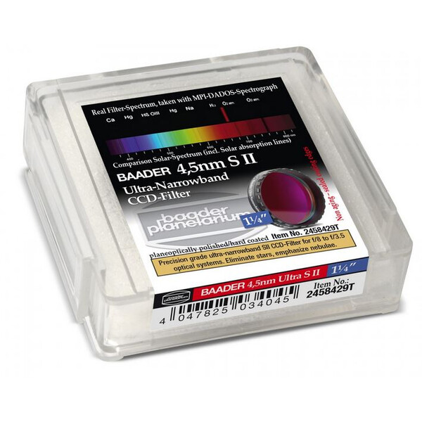 Baader Filtre Ultra-Narrowband 4.5nm S II Filtru CCD 1.25"