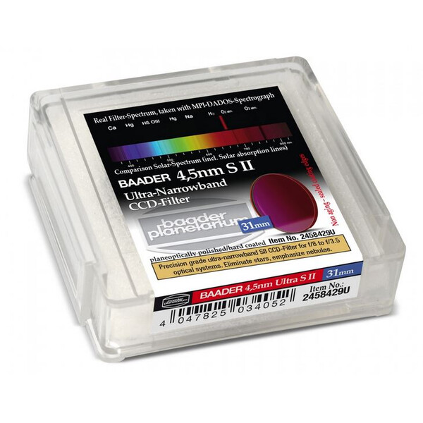 Baader Filtre Ultra-Narrowband 4.5nm S II Filtru CCD 31mm